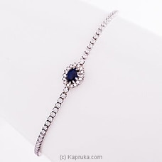 Blue Shapphire Bracelet (STP797B) Buy Stone N String Online for specialGifts