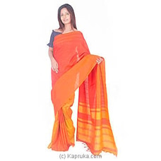 Orange And Yellow Rayon Saree Buy Islandlux Online for specialGifts