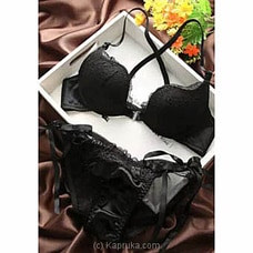 Sexy Lace Bra and Brief lingerie Set-Black Buy Dark Angels Online for specialGifts