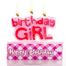 Birthday Girl Candles Buy candles Online for specialGifts