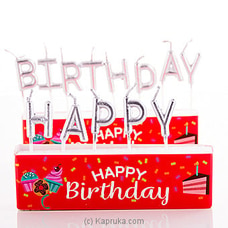Happy Birthday Letter Candles Buy candles Online for specialGifts