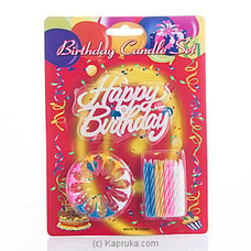 Rainbow Color Birthday Candle Set Buy candles Online for specialGifts