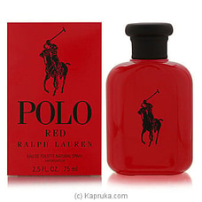 Polo Red By Ralph Lauren Eau De Toilette For MenÂ 75ml FORHIM at Kapruka Online