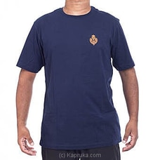 Royal College Plain T-Shirt With Crest (Blue) Buy Royal College Online for specialGifts
