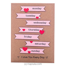 Love You Handmade Greeting Card Buy Greeting Cards Online for specialGifts
