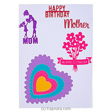 Handmade Happy Birthday Mother Greeting Card at Kapruka Online