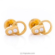 Vogue 22K Ear Stud Set With 4 Cz Rounds Buy Vogue Online for specialGifts