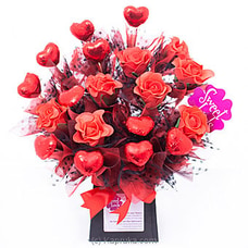 Red Rose Hearts VALENTINE at Kapruka Online