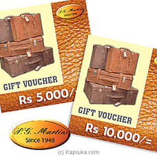 P.G. Martin Gift Voucher  By P.G MARTIN  Online for specialGifts