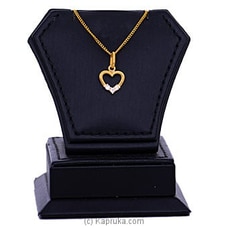 22kt Gold Pendant With Cubic Zirconia (P253-1) Buy Mallika Hemachandra Jewellers Online for specialGifts