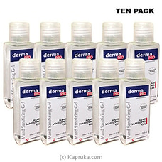 50 ML Derma Pro Hand Sanitizing Gel - Ten Bottle Pack - By Derma Pro at Kapruka Online for specialGifts