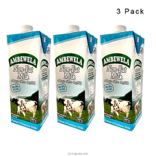 Ambewela Non Fat Milk - 1L - 3 Pack - Dairy Products at Kapruka Online