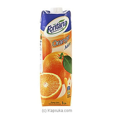 Fontana orange juice 100% natural -1l - juice / drinks at Kapruka Online