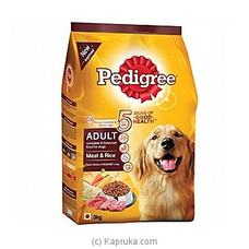 Pedigree Dog Food - Meat And Rice (3KG) - Limit 1 Per Customer Buy Pedigree Online for specialGifts