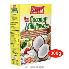 Renuka Coconut Milk Powder- 300g +  Free Renuka Chicken Flavour Soya Meat Packet - 50g at Kapruka Online