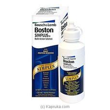 Boston Simplus- Multi Purpose Solution 120ML (Contact Lense Cleaner) By Vision Care at Kapruka Online for specialGifts