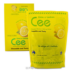 Cee Chewable Vitamin C- Lime N Lemon- 50 Strips Of 2 Tablets Buy Online Grocery Online for specialGifts