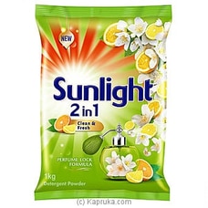 Sunlight Detergent Powder- 2 In 1 Clean And Fresh- 1 KG at Kapruka Online