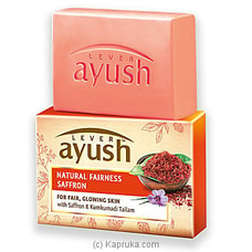 Ayush Natural Fairness Saffron Soap 100g - Cleansers at Kapruka Online