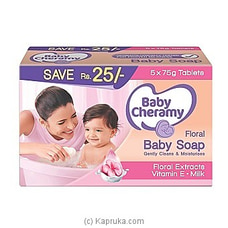 Baby Cheramy Floral Soap Eco Pack 375g at Kapruka Online
