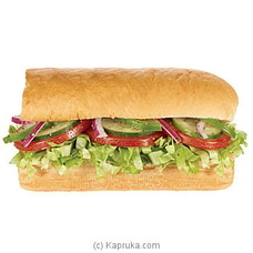 Footlong Veggie Delite Toasted Bread with Cheese Sub Buy Subway Online for specialGifts