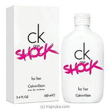 Calvin Klein One Shock For Her Eau De Toilette 100ml  By Calvin Klein  Online for specialGifts