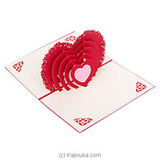 3D Heart Pop Up Greeting Card Buy Greeting Cards Online for specialGifts