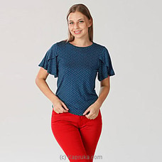 Bell Sleeve Knit T-shirt at Kapruka Online