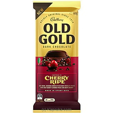 Cadbury Old Gold Dark Chocolate- Cherry Ripe 180g Buy Cadbury Online for specialGifts
