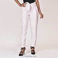 Moose Women`s Club Pant-M312-White Stripes Buy MOOSE Online for specialGifts