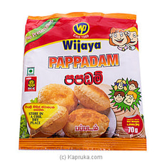 Papadam 70g Buy Wijaya Online for specialGifts