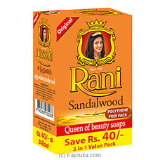Rani Sandalwood Soap - 5 in1 Pack By Swadeshi at Kapruka Online for specialGifts
