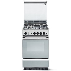 Elba Cooker With 3 Gas Burners - 1 Hot Plate With Gas Oven - 50Cm - Ss EBCK55X320 By Elba at Kapruka Online for specialGifts