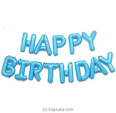 Happy Birthday Foil Balloon Blue 17 Inch at Kapruka Online
