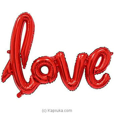 `LOVE` Foil Balloon Red 42` Inchat Kapruka Online for specialGifts