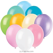 Assorted Pastel Latex Balloons 10 Pack Buy balloon Online for specialGifts