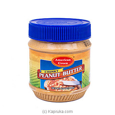American Green Peanut Butter  Crunchy 340g Buy Globalfoods Online for specialGifts