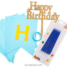 Birthday Celebration Pack - Blue Buy party Online for specialGifts