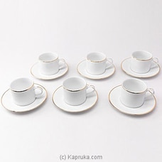 Dankotuwa Cherry Gold Tea Set- 12 Pieces at Kapruka Online