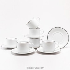 Dankotuwa Cherry Platinum Tea Set- 12 Pieces Buy Dankotuwa Online for specialGifts