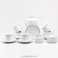 Dankotuwa Cherry Platinum Tea Set- 17 Pieces at Kapruka Online