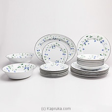 Dankotuwa Blue Rose Dinner Set- 21 Pieces Buy Dankotuwa Online for specialGifts