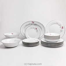 Dankotuwa Lasting Rose Dinner Set- 21 Pieces Buy Dankotuwa Online for specialGifts