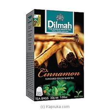 Dilmah Cinnamon Flavoured Black Tea Bags (1.5g/20Bags)  By Dilmah  Online for specialGifts