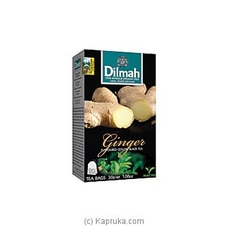 Dilmah Ginger Flavoured Black Tea Bags (1.5g/20Bags) By Dilmah at Kapruka Online for specialGifts