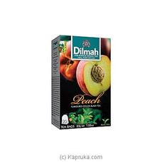 Dilmah Peach Flavoured Black Tea Bags (1.5g/20Bags) By Dilmah at Kapruka Online for specialGifts