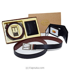 P.G Martin Gift Box (EDM Gents Wallet +double Side Leather Belt ) at Kapruka Online