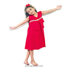Linen dressLD009 - Red Buy Lishe Online for specialGifts