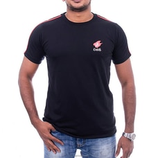 Wasthi Three Strip Crew Neck T-Shirt Buy WASTHI PRODUCTIONS Online for specialGifts