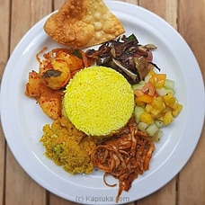 Selvi`s Yellow Rice With Devilled Mushrooms  By Gruhanees  Online for specialGifts